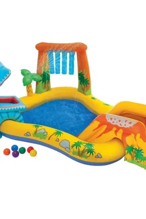 PISCINE AIRE DE JEUX JURASSIC - INTEX Paiement Sécurisé