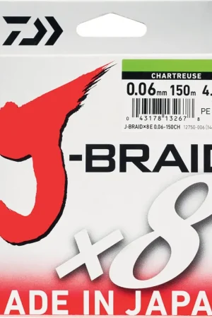 Haute Qualité TRESSE 8 BRINS DAIWA JBRAID 150M VERT
