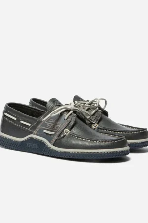 Must-Have Chaussures homme bateau GLOBEK marine/froment TBS