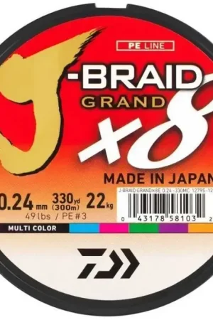 Seulement Aujourd'hui TRESSE DAIWA J-BRAID GRAND X8 300M MULTICOLORE