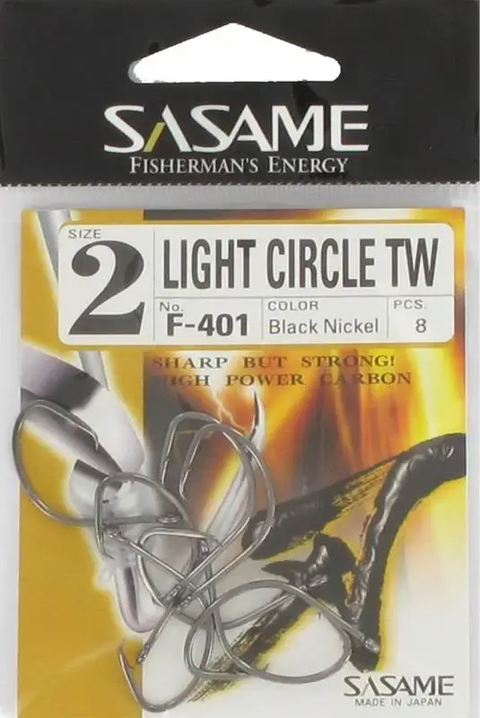 HAMEÇON SASAME LIGHT CIRCLE BLACK NICKEL Nouveauté