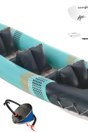 Seulement Aujourd'hui Pack kayak gonflable TOLEDO 3 Places SEVYLOR (kayak. pompe. pagaies. sac)