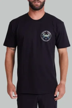 T-SHIRT MANCHES COURTES SALTY CREW BLUE CRABBER PREMIUM HOMME COULEUR BLACK | SALTY CREW Nouvel Arrivage