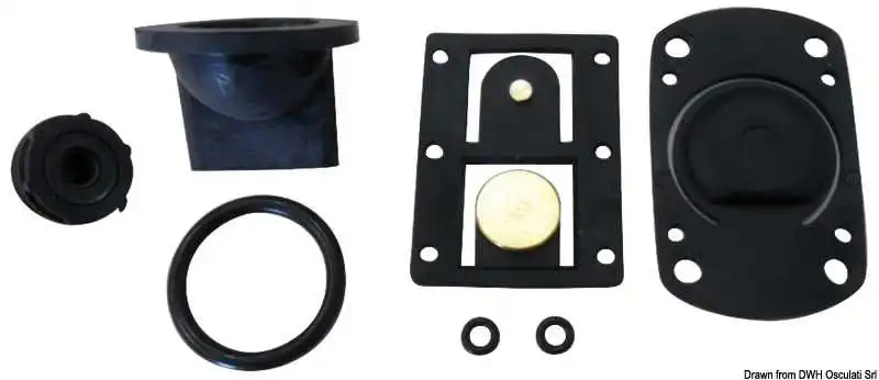 Solde Kit joints and valve de rechange p. WC électriques - OSCULATI