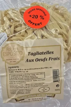 TAGLIATELLES +20% 500G Promotion
