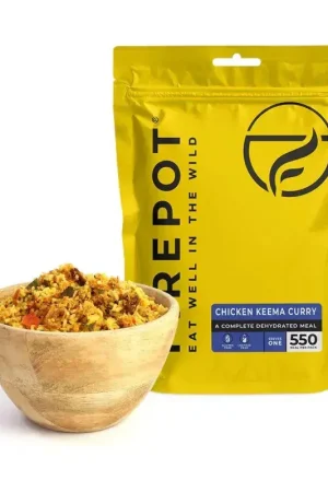 Authentique Repas Deshydraté POULET KEEMA AU CURRY FIREPOT