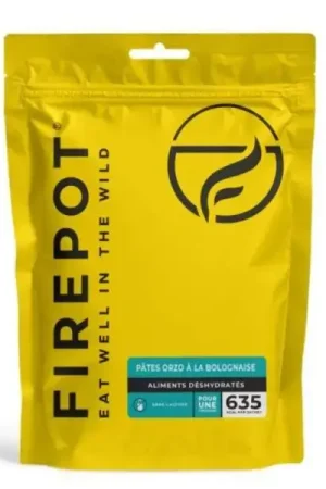 Commander Vite Repas Deshydraté PATES ORZO A LA BOLOGNAISE FIREPOT
