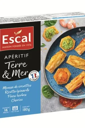 16 APÉRITIFS TERRE ET MER 180G ESCAL Certifié