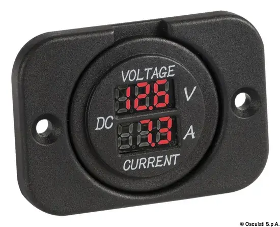 VOLTMETRE AMPEREMETRE NUMERIQUE MONTAGE PAR ENCASTREMENT | OSCULATI Offre Exclusive