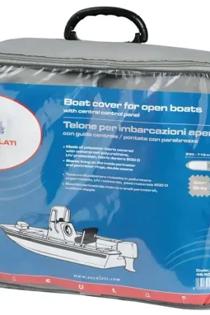 BACHE POUR BATEAUX SANS CABINE CENTRALE AVEC PARE-BRISE | OSCULATI Prix Bas