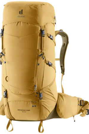 Sac a Dos Aircontact Core 50+10 savanna-nori - DEUTER Vente Directe