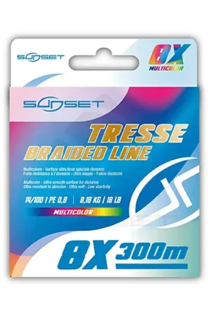Livraison Express TRESSE RS COMPETITION 8X MULTICOLORE 300M |SUNSET