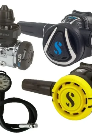 Top Vente Pack détendeur de plongée MK17 EVO 2 DIN C370 + Octopus R105 + manomètre SCUBAPRO