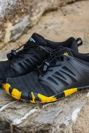 Vente Directe Chaussures de Longe-côte AQUA TRAIL Noir/Jaune MELLOW SEA