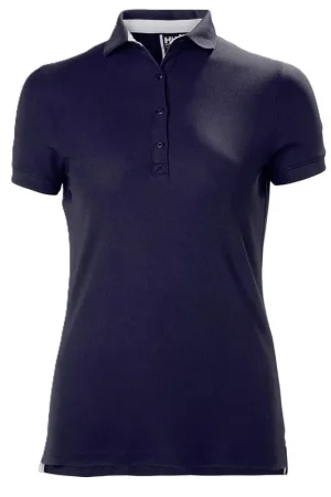 Polo femme extensible manches courtes CREWLINE QUICK-DRY navy HELLY HANSEN Paiement Sécurisé