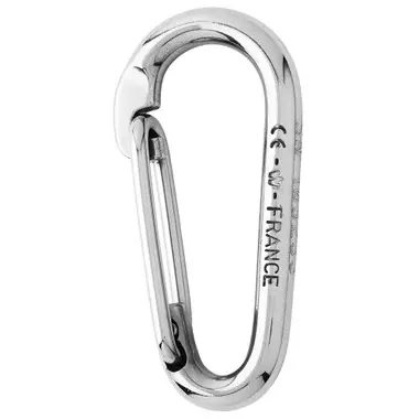 Wichard Symmetric Carbine Hook Without Eye - Length 80mm - 5/16" Super Prix