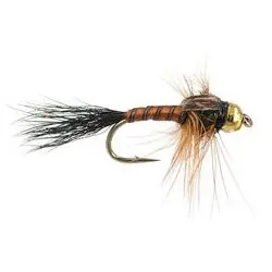 Bead Head Nymphs Flies - March Brown - Hook Size : 8 Promotion