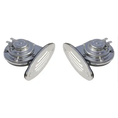 Affaire À Saisir Schmitt & Ongaro Mini SS Dual Drop-In Horn w/SS Grills High & Low Pitch