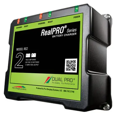 Vente Directe Dual Pro Rs2 Battery Charger 2 Bank 12 Amps