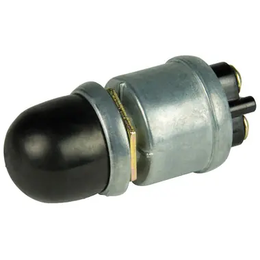 Acheter En Ligne BEP 2-Position SPST Heavy-Duty Push Button Switch w/Cover - OFF/(ON) - 35 Amp