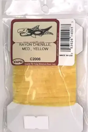 Expédition Rapide Wapsi Rayon Chenille Medium - Yellow