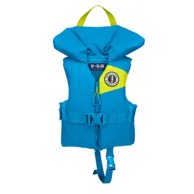 Vente Flash Mustang Lil' Legends Child Foam Vest - Azure Blue