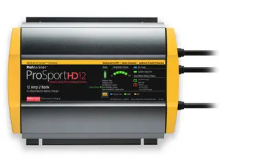 Affaire À Saisir Promariner Prosport Hd 12 Gen4 12 Amp Battery Charger 12/24v 2 Bank 120v Input