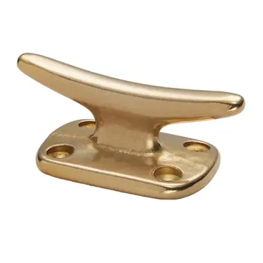 Whitecap Fender Cleat - Polished Brass - 2" Commander Vite