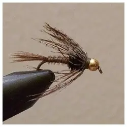 Bead Head Nymphs Flies - Pheasant Tail (soft hackle) - Hook Size : 12 Authentique