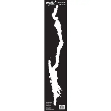 18" Lake George Silhouette Car Sticker Jusqu'à Épuisement Des Stocks