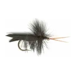Petit Prix Dry Flies - Black Horned Caddis - Hook Size : 12