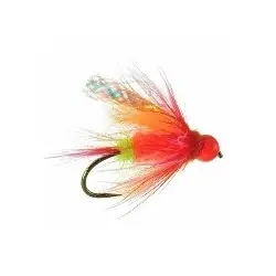 Prix Bas Egg Flies - Hot Bead Assassin Orange - Hook Size : 8