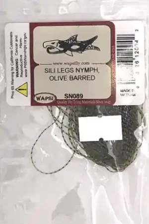 Wapsi Sili Legs Nymph- Olive Barred Expédition Rapide