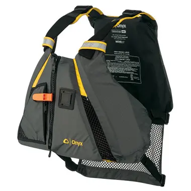 Vente Flash Onyx MoveVent Dynamic Paddle Sports Vest - Yellow/Grey - XL/2XL