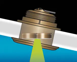 Airmar B164 1kw Bronze Th 20d Tilted Element Raymarine Marque