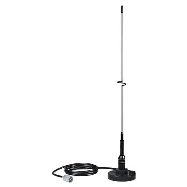 Affaire À Saisir Shakespeare VHF 19" 5218 Black SS Whip Antenna - Magnetic Mount