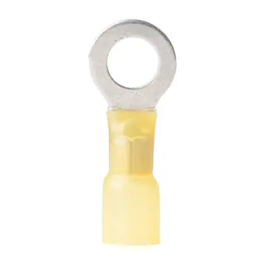 Ancor 12-10 5/16 Ring Terminal Heat Shrink Yellow 100 Pack Achat Immédiat