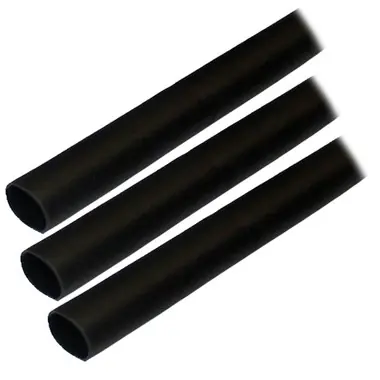 Vente Directe Ancor Adhesive Lined Heat Shrink Tubing (ALT) - 1/2" x 3" - 3-Pack - Black