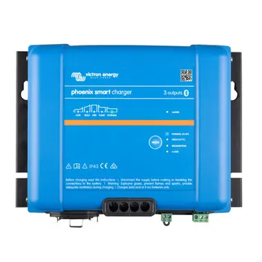 Victron Phoenix Smart IP43 Charger 24/25 (3) 120-240VAC Requires 5-15P Mains Cord Meilleur Prix