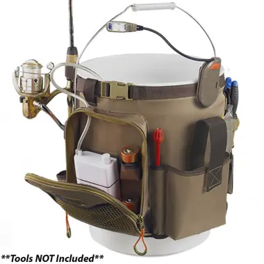 Livraison Express Wild River RIGGER 5 Gallon Bucket Organizer w/Light, Plier Holder & Retractable Lanyard