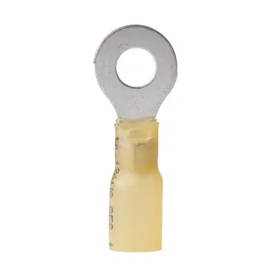 Ancor 12-10 1/4 Ring Terminal Heat Shrink Yellow 100 Pack Livraison Express