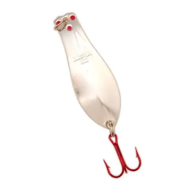 Yellow Bird - Premium Doctor Spoon with Red LazerSharp Hooks in (PM101) Nickel - 3.75" 5/8oz Seulement Aujourd'hui