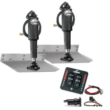 Achetez Aujourd'hui Lenco 9" x 9" Standard Trim Tab Kit w/LED Indicator Switch Kit 12V