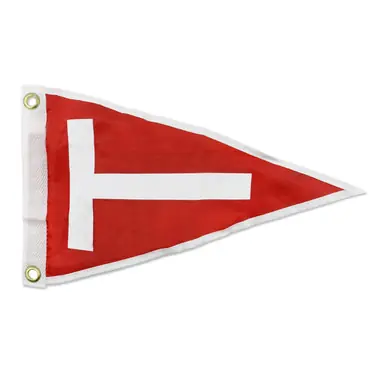 C&H Lures - Tag Flag, White T, 14 in x 8.5 in / 35.5 cm x 21.5 cm Offre Limitée