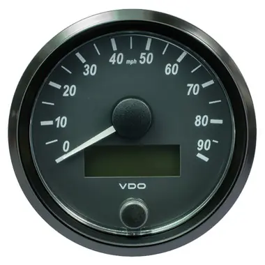 VDO SingleViu 80mm (3-1/8") Speedometer - 90MPH Acheter En Ligne