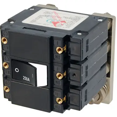 Affaire À Saisir Blue Sea 7477 C - Series Flat Circuit Breaker, Single and Double Pole - 250 Amp