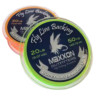 Prix Bas Maxxon Fly Line Backing - 30 Pound 100 Yard Bright Orange Braid