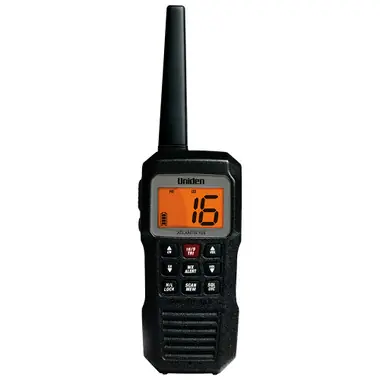 Uniden Atlantis 155 Handheld Two-Way VHF Floating Marine Radio Seulement Aujourd'hui