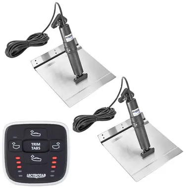 Usine Directe Lectrotab XKA Aluminum Alloy Trim Tab Kit w/MLC-1 Control - 12 x 12