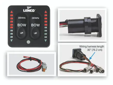 Usine Directe Lenco Led Integrated Indicator Switch With Pigtail For Single Actuator Systems